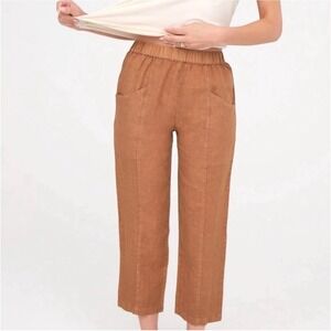 MATE The Label‎ High Waisted Linen Pants in Sedona Size Large